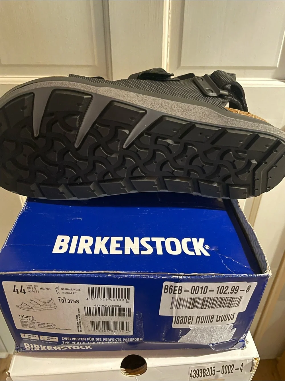 Birkenstock Black Adjustable Strap Sport Sandals